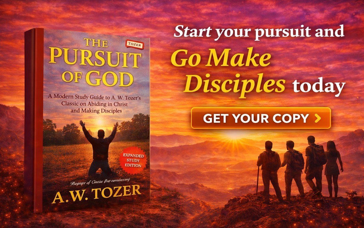 Start your pursuit and go make disciples